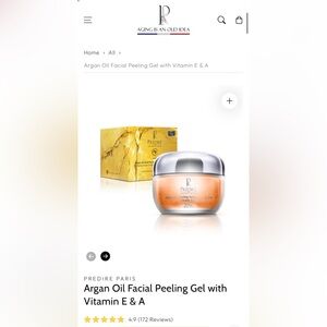 Prédiré Argan Oil Cooling Facial Peeling Gel